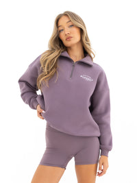 Active Studios 1/4 Zip Jumper - Traube