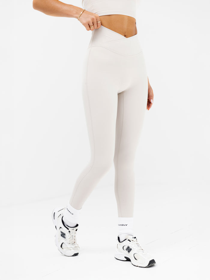 Ultimate Crossover Leggings - Elfenbein