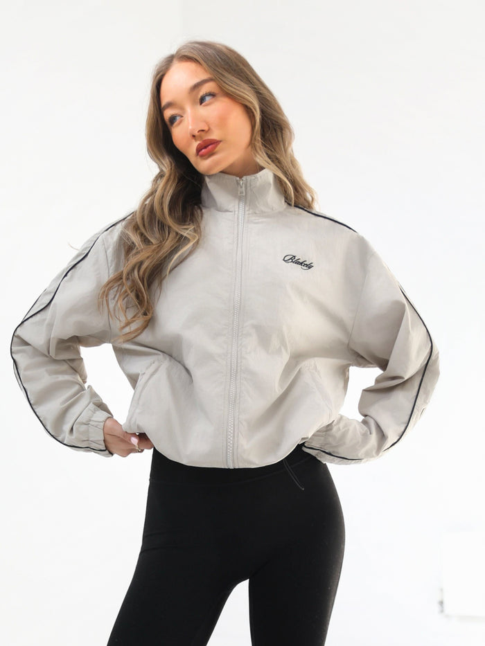 Off Duty Full Zip Jacket - Light Taupe