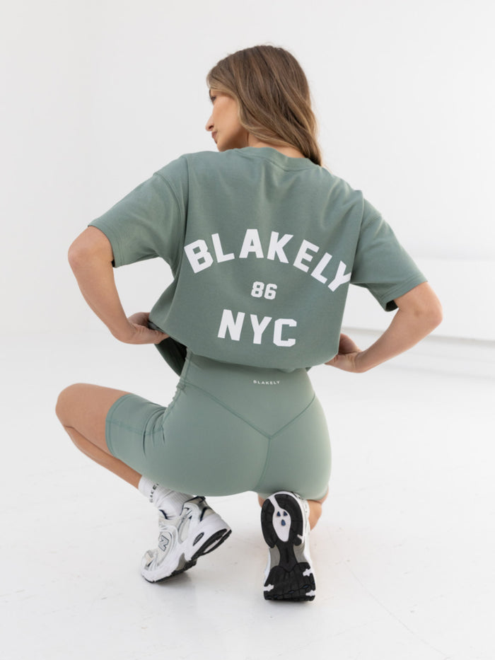 NYC Oversized T-Shirt - Sage Green