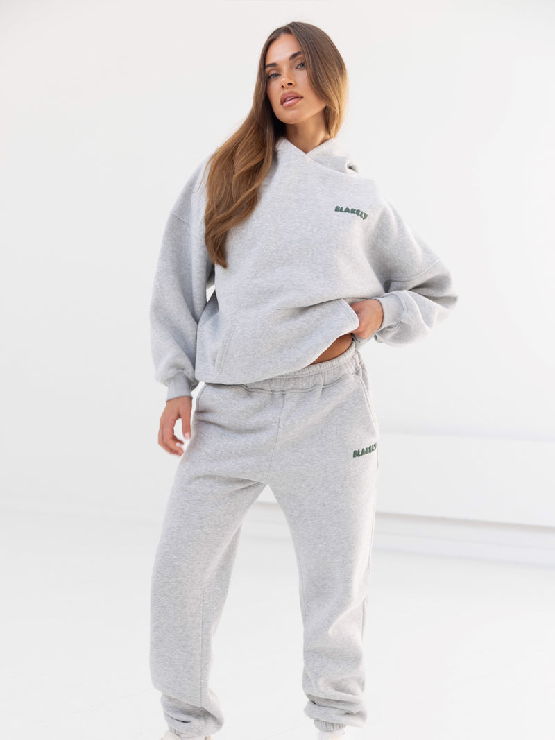 Cloud Hoodie & Sweatpants Set - Marl Grey