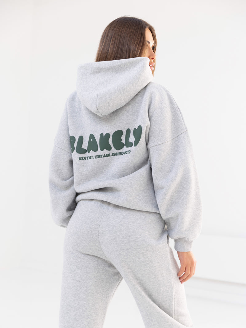 Cloud Hoodie & Sweatpants Set - Marl Grey