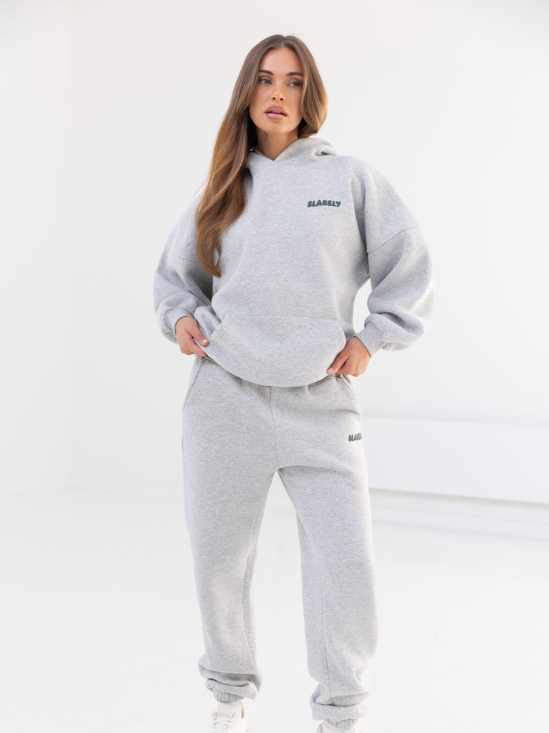 Cloud Hoodie & Sweatpants Set - Marl Grey