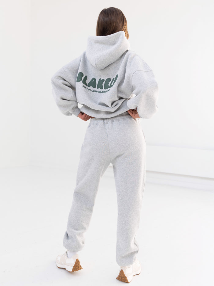 Cloud Hoodie & Sweatpants Set - Marl Grey