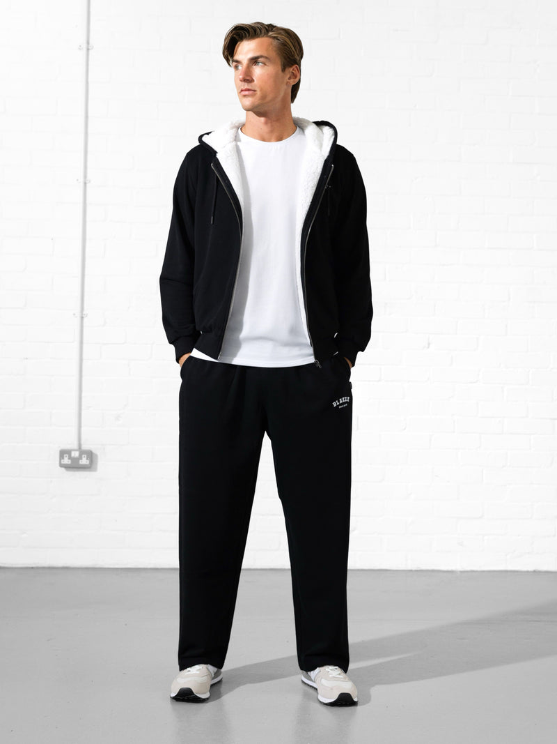 Heritage Zip Up Hoodie - Noire