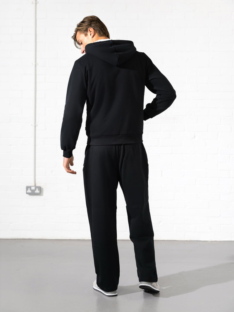 Heritage Zip Up Hoodie - Noire