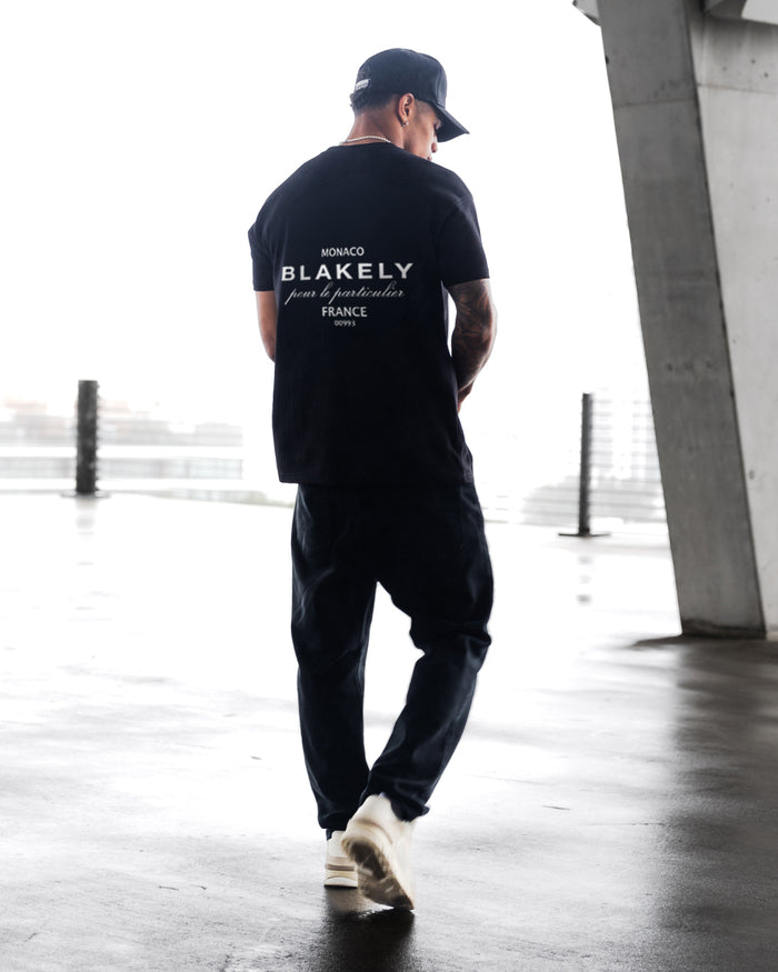 Monaco Relaxed T-Shirt - Noire