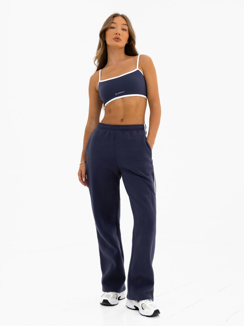 Jada Wide Leg Sweatpants - True Navy