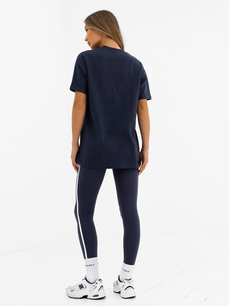 Jada Oversized T-Shirt - True Navy