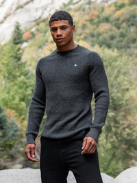 Olton Knit Jumper - Dark Grey