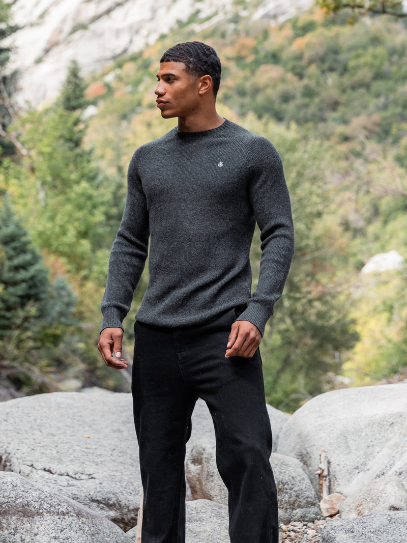 Olton Knit Jumper - Dark Grey