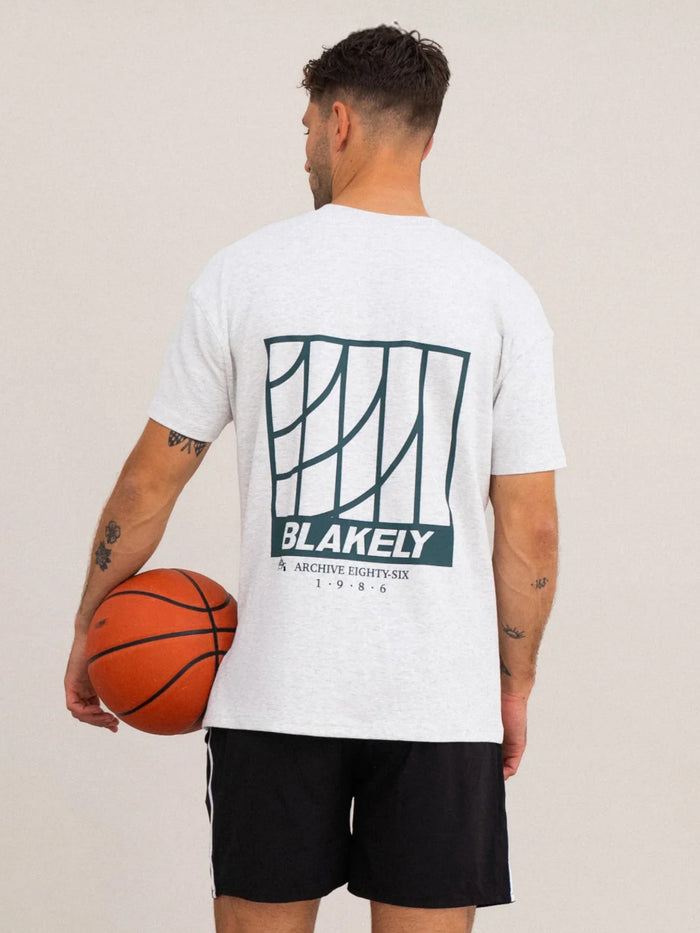 Odell Relaxed T-Shirt - Marl Grey