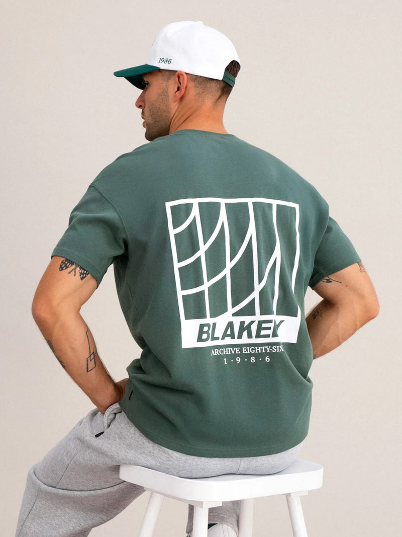 Odell Relaxed T-Shirt - Vintage Grün