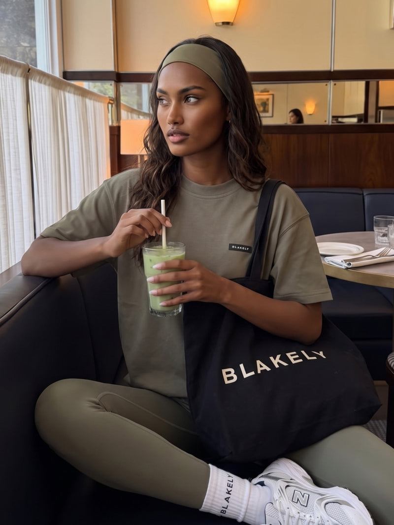 Olivia Oversized T-Shirt - Safarigrün