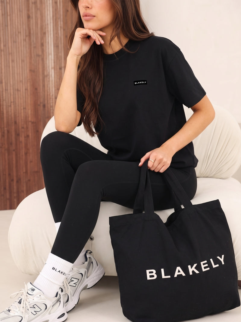 Olivia Oversized T-Shirt - Schwarz