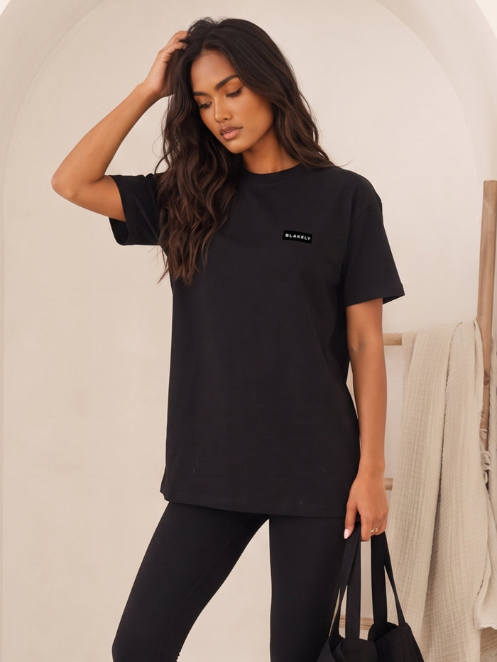 Olivia Oversized T-Shirt - Black