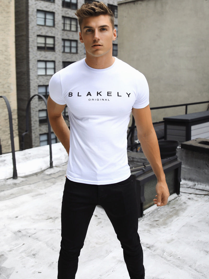 Buy Blakely Whitestone White T-Shirt | Free standard delivery over €99 ...