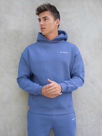 Series Relaxed Hoodie - Light Blue