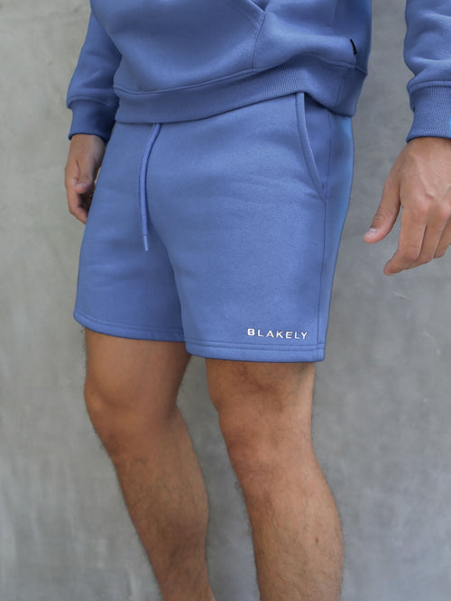 Blakely High Rise Denim Shorts - Faded Blue