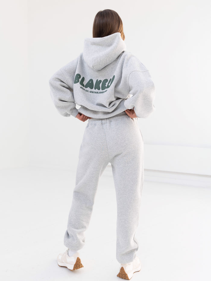 Cloud Hoodie & Sweatpants Set - Marl Grey