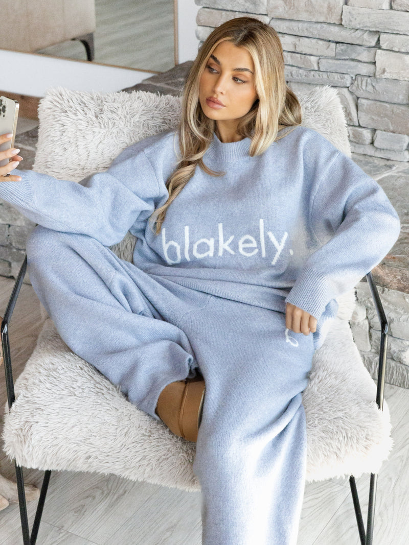 Mabel Oversized Knitted Jumper - Blasses Flieder