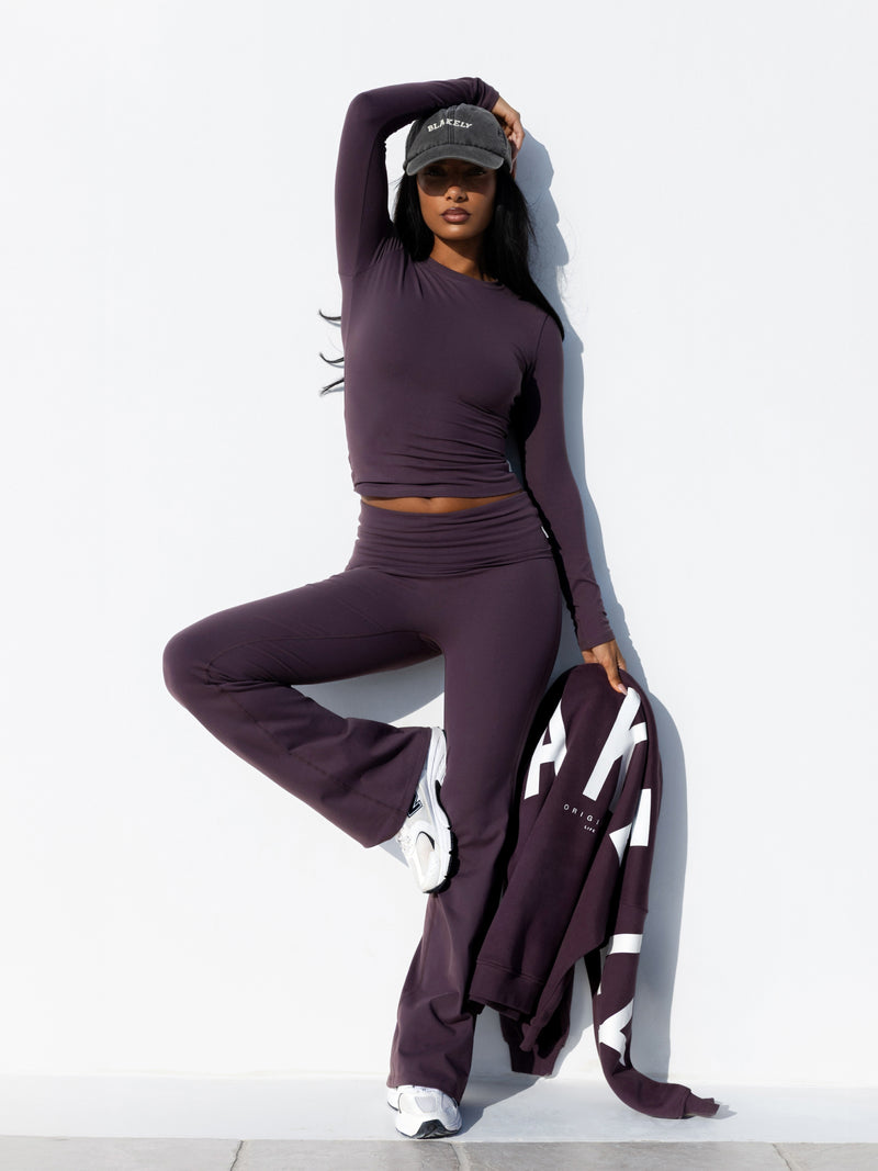 Lucia Long Sleeve Top - Plum