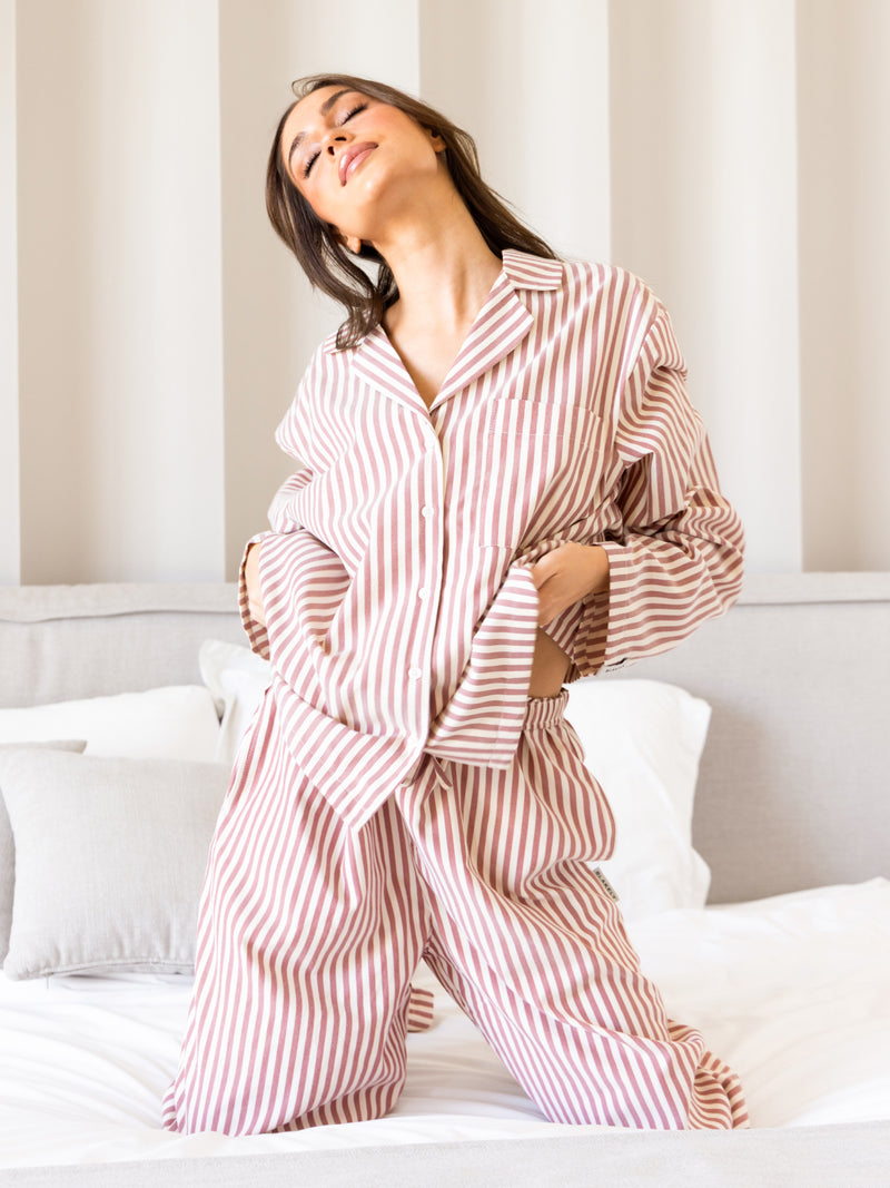 Suki Stripe Shirt - Rode streep