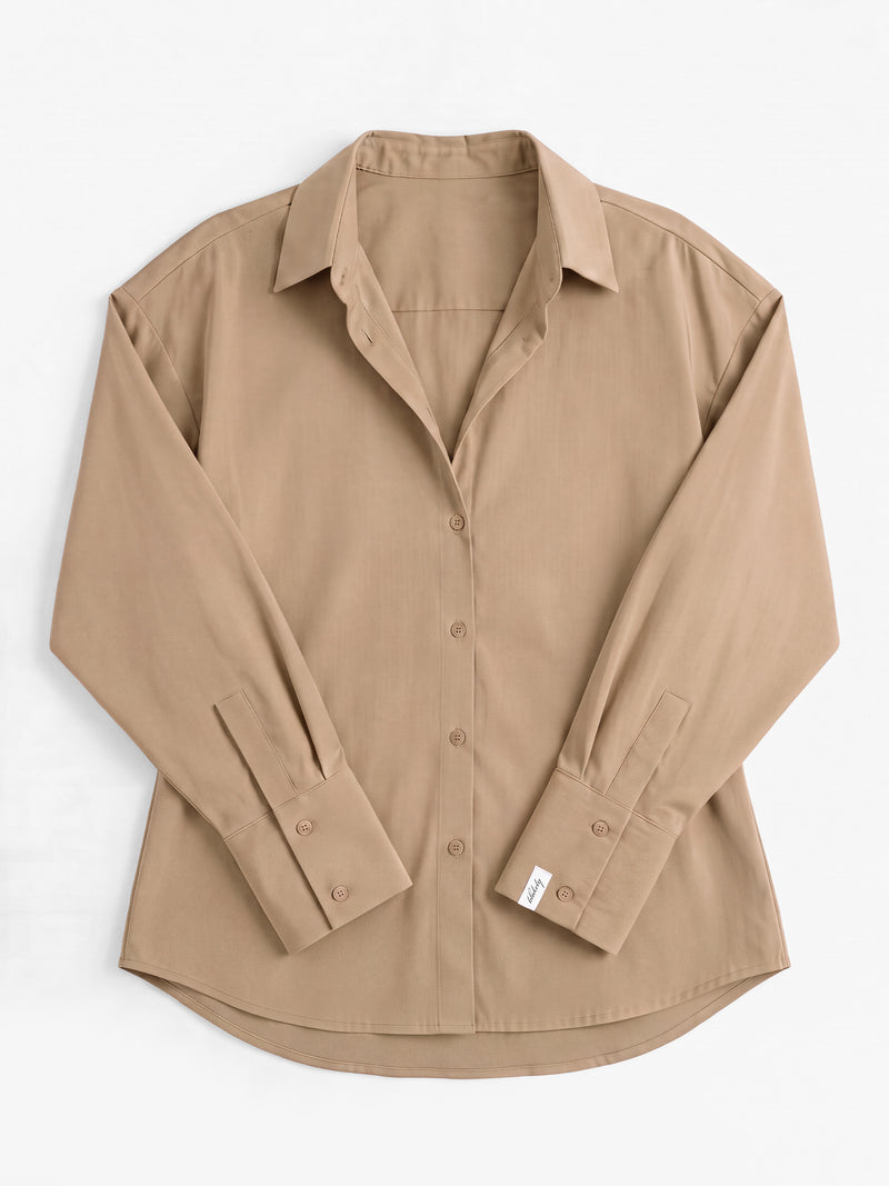 Sabrina Oversized Shirt - Tannée