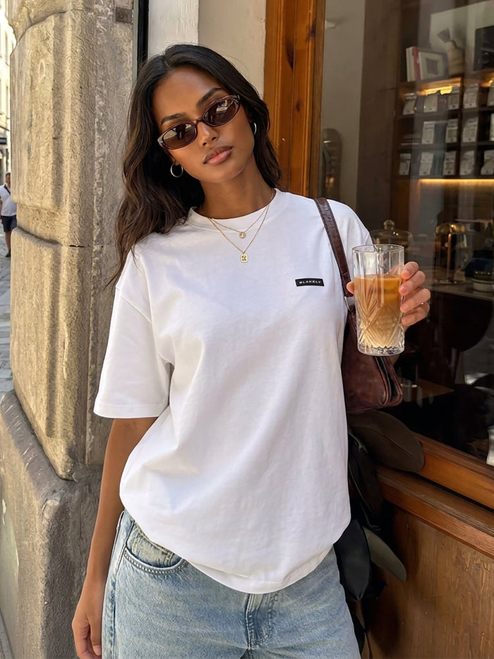Olivia Oversized T-Shirt - Wit