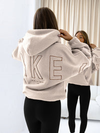 Borg Isabel Oversized Hoodie - Bräunen