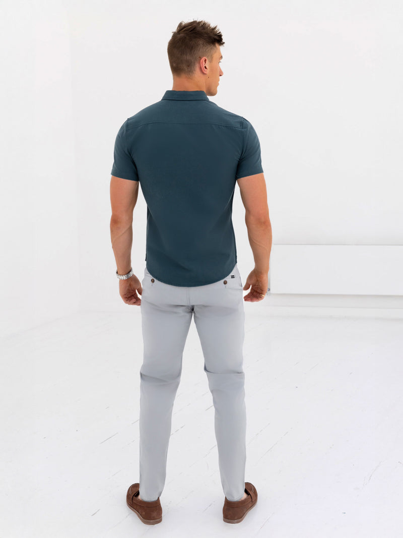 Dallas Short Sleeve Shirt - Dark Teal
