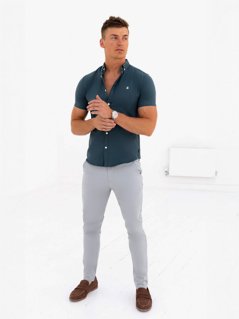 Dallas Short Sleeve Shirt - Dark Teal