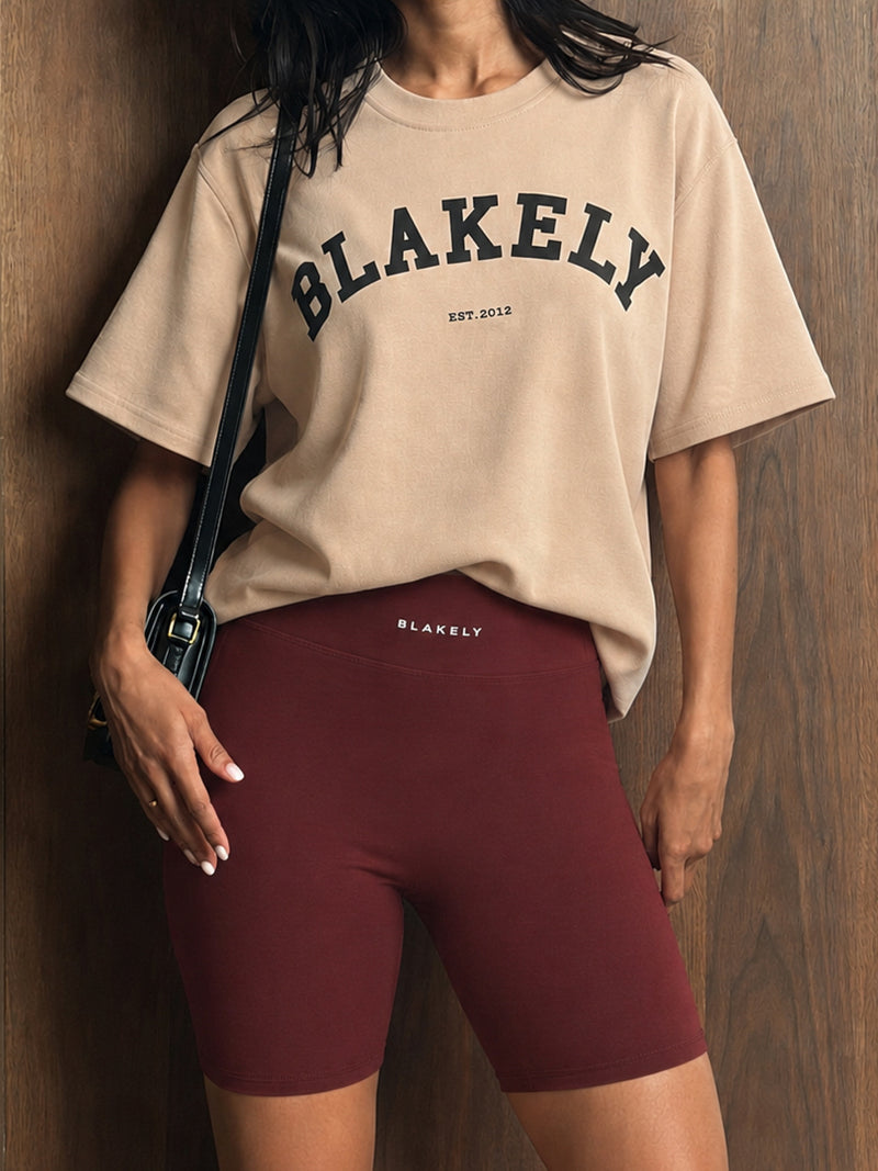 Varsity Oversized T-Shirt - Tannée