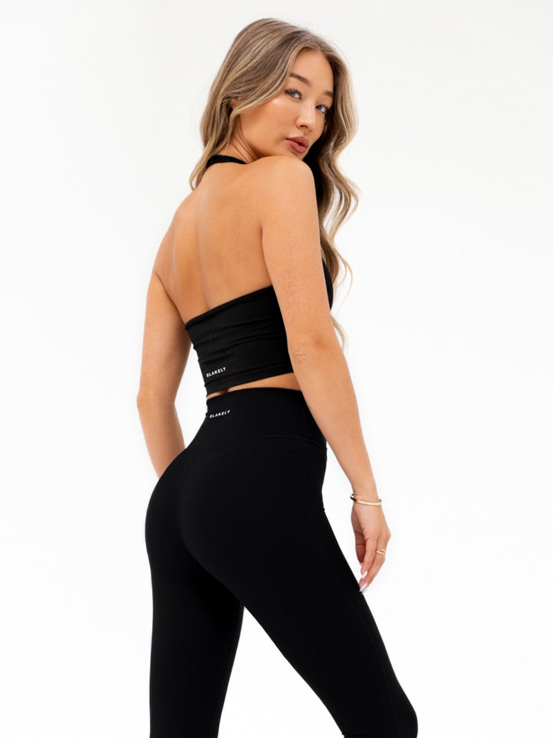 Ultimate Halter Neck Bra - Schwarz