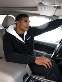 Heritage Zip Up Hoodie - Zwart