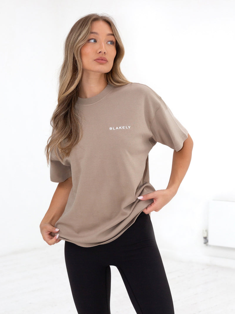 Series Oversized T-Shirt - Washed Khaki