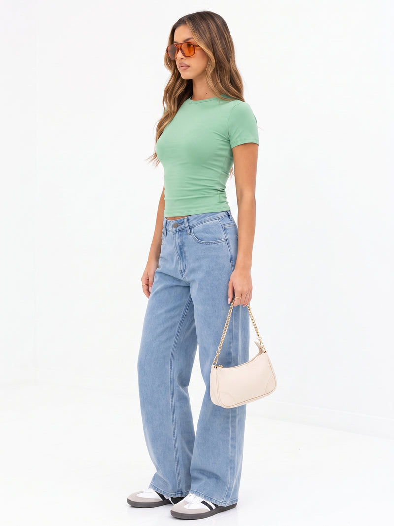 Lucia Baby Tee - Verte