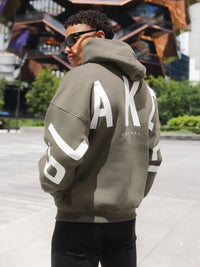 Idris Oversized Hoodie - Vert Safari