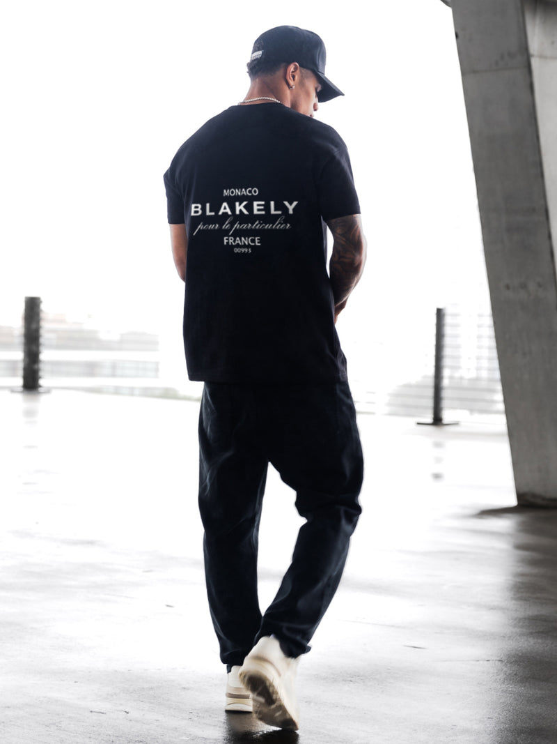 Monaco Relaxed T-Shirt - Black
