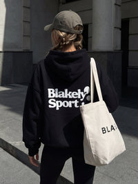 Motion Oversized Hoodie - Zwart