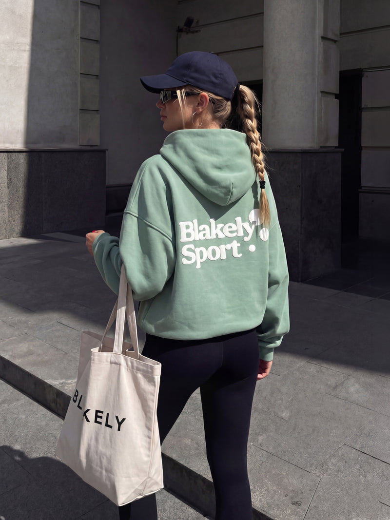 Motion Oversized Hoodie - Lichtgroen