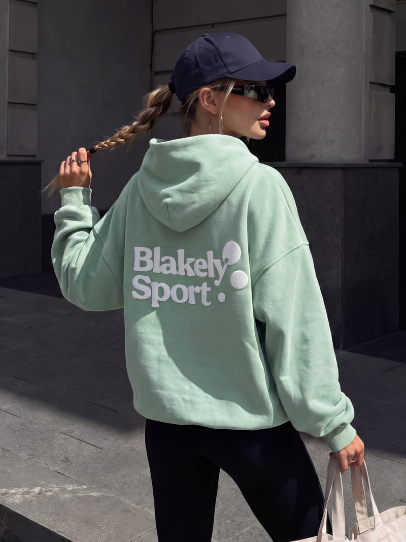 Motion Oversized Hoodie - Lichtgroen