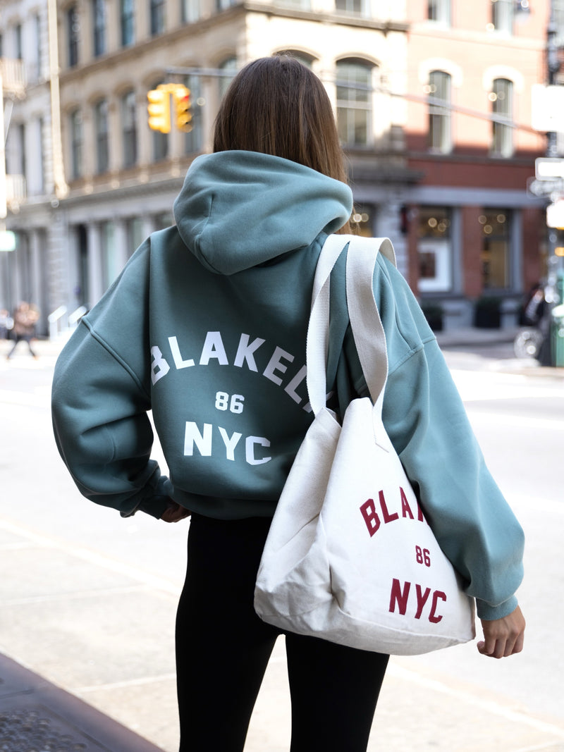 NYC Oversized Hoodie - Saliegroen