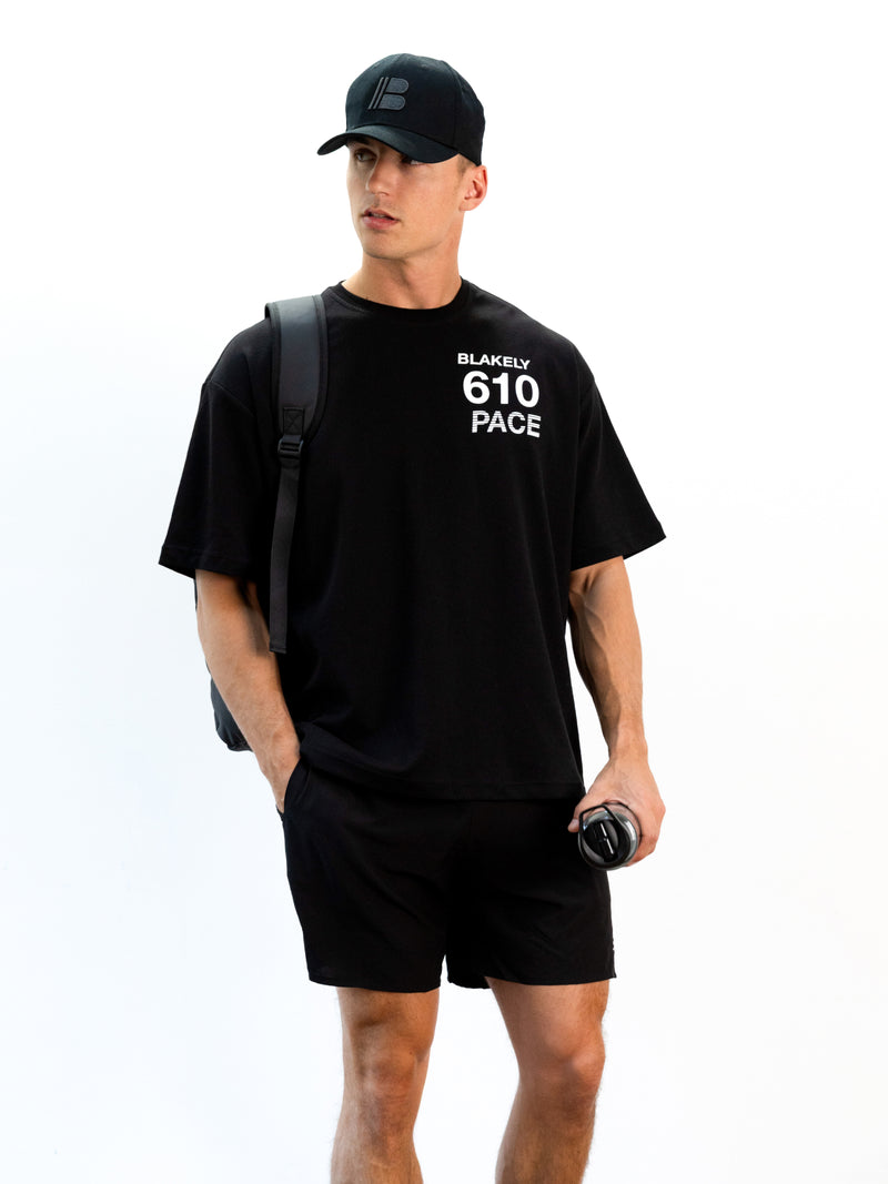 Pacer 610 Unfitted T-Shirt - Black