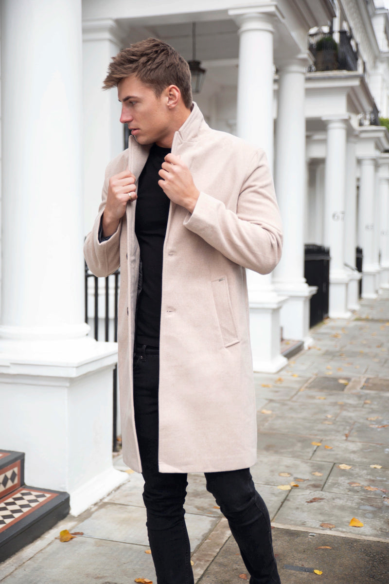 Knightsbridge Tailored Coat - Beige