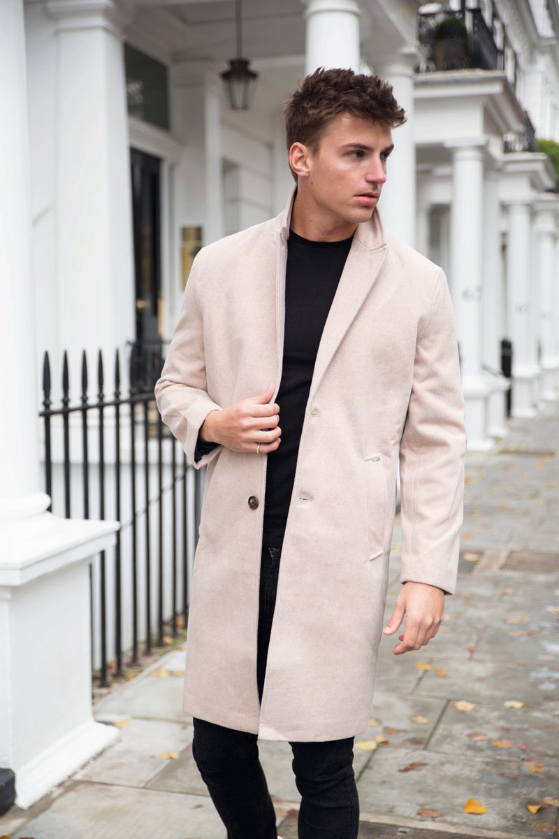 Knightsbridge Tailored Coat - Beige