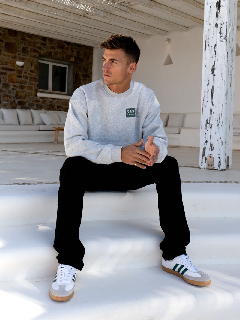 Tribeca 610 Relaxed Jumper - Marl Grey