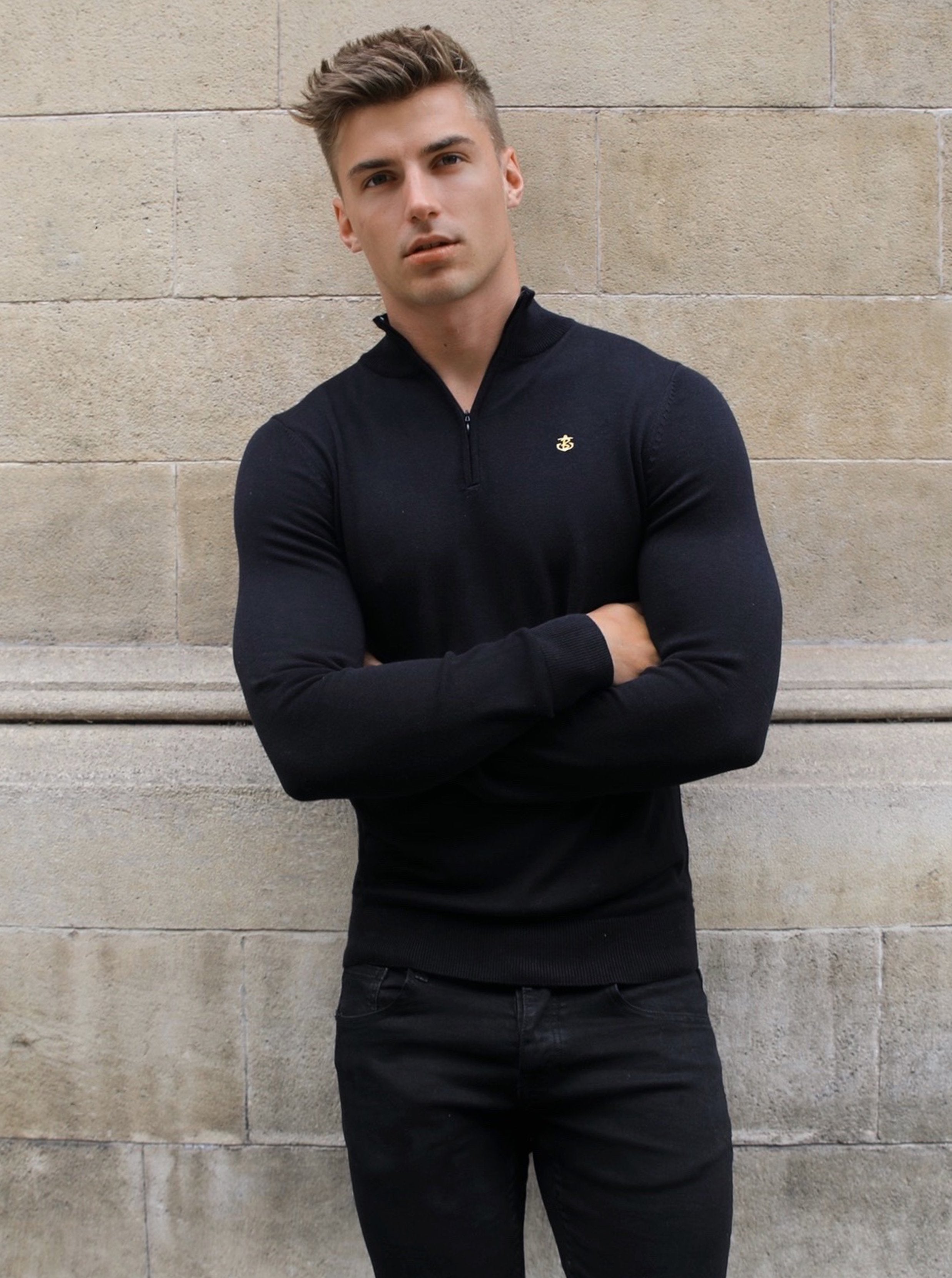 Buy Blakely Oxbridge Black Jumper | Free standard delivery over 99 ...