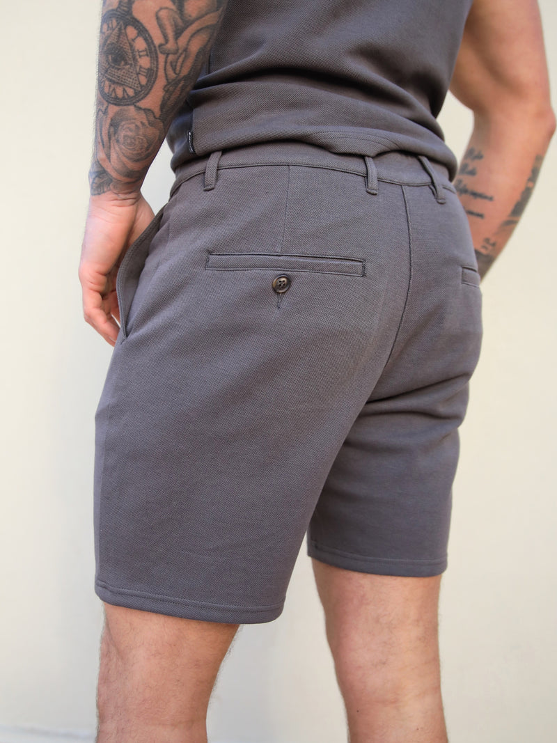 Amezri Seamline Shorts - Brown