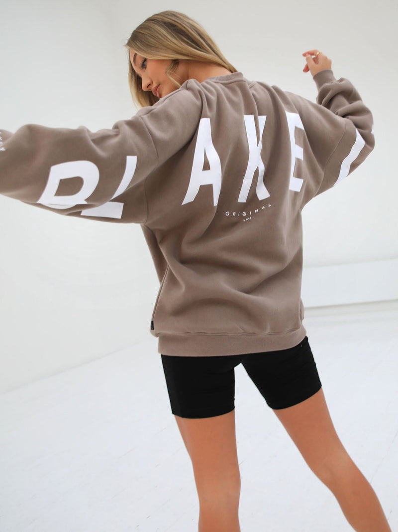 Isabel Oversized Jumper - Brown